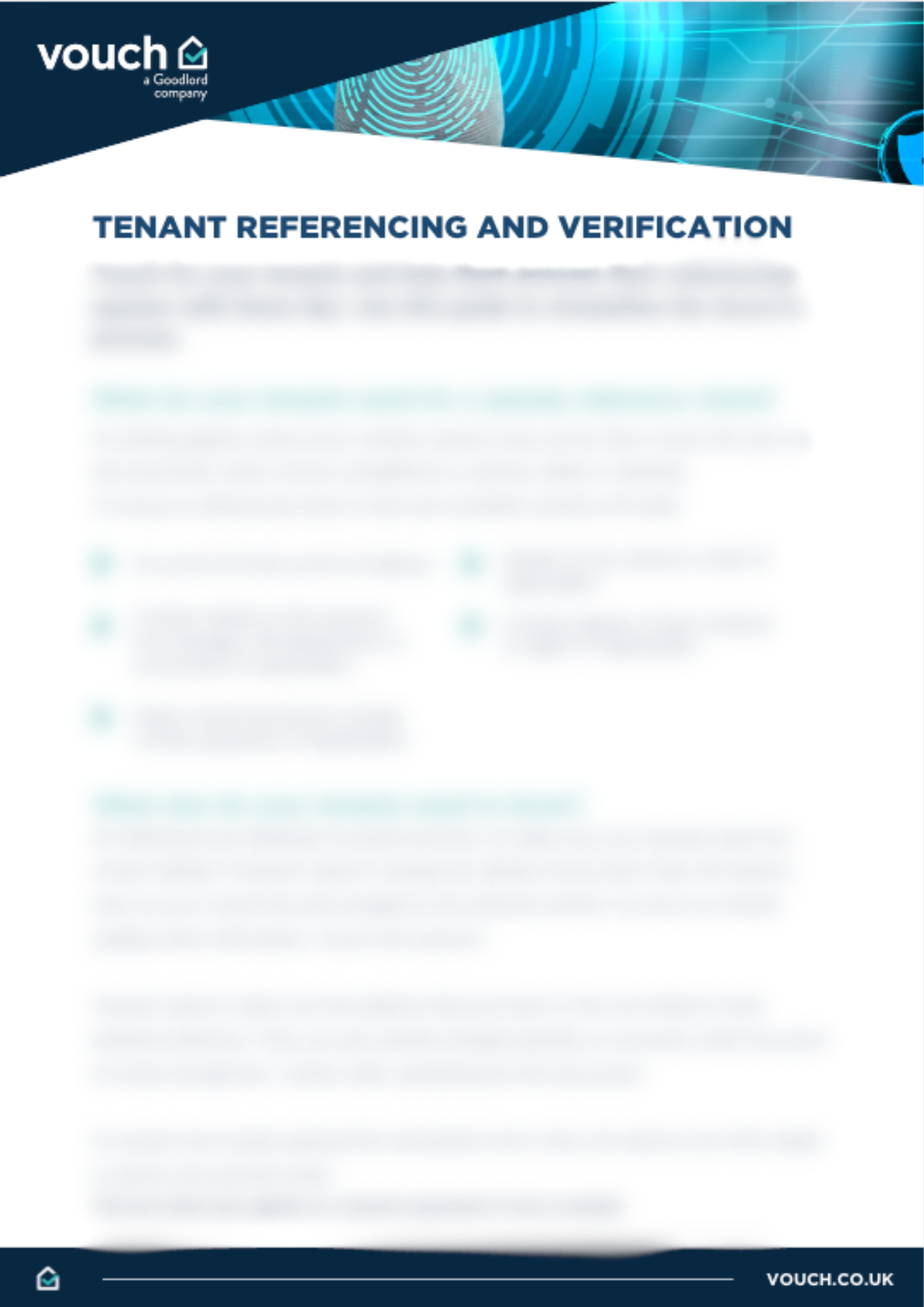 Residents Letting Reference Vouch: A letting agent's guide to tenant referencing and verification